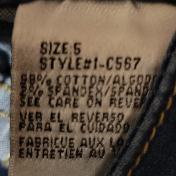 BLUE Rope Denim Jeans - Picture 4 of 5